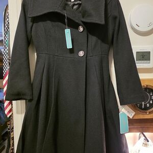 Beautiful black girl's coat size 7/8 New